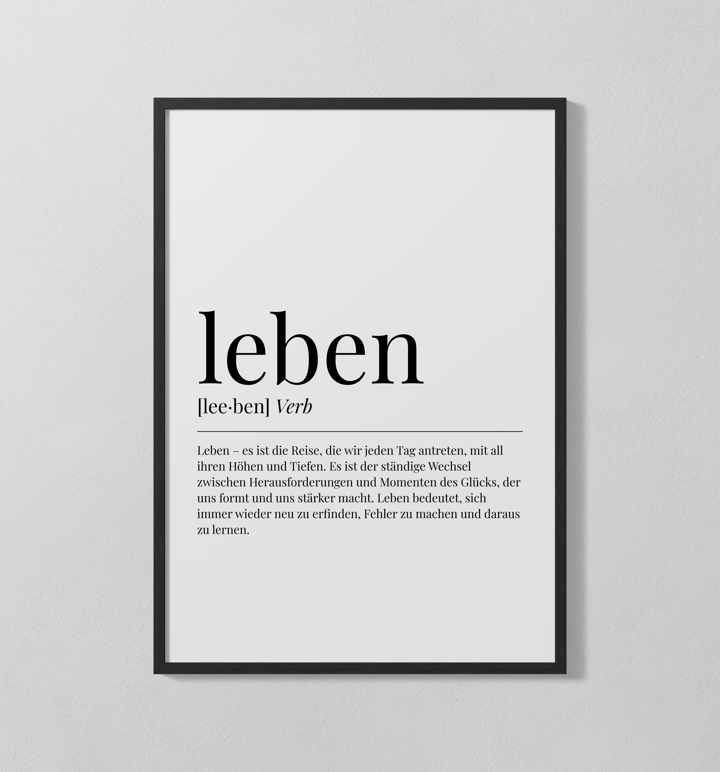 Leben | Poster