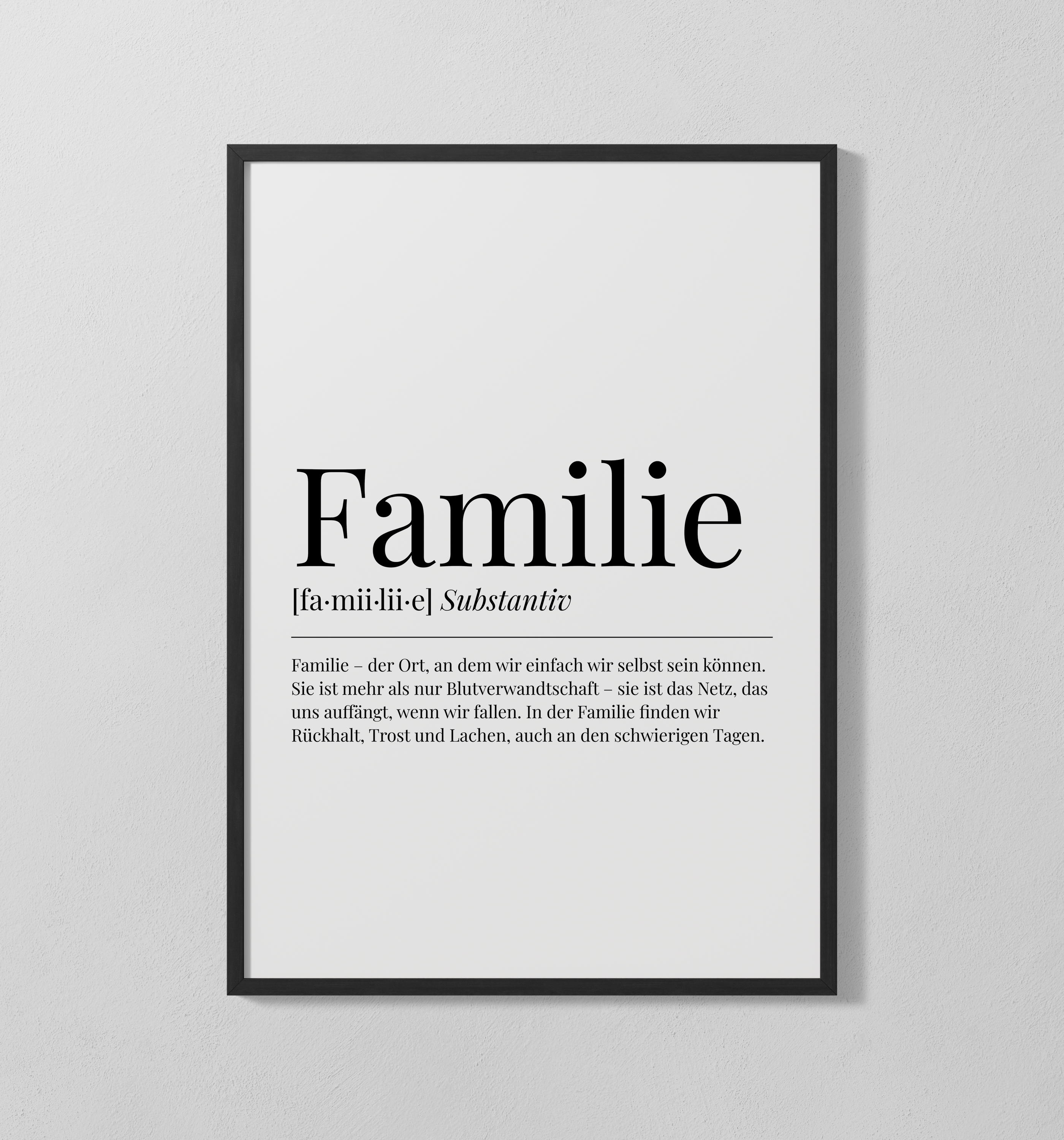 Familie | Poster