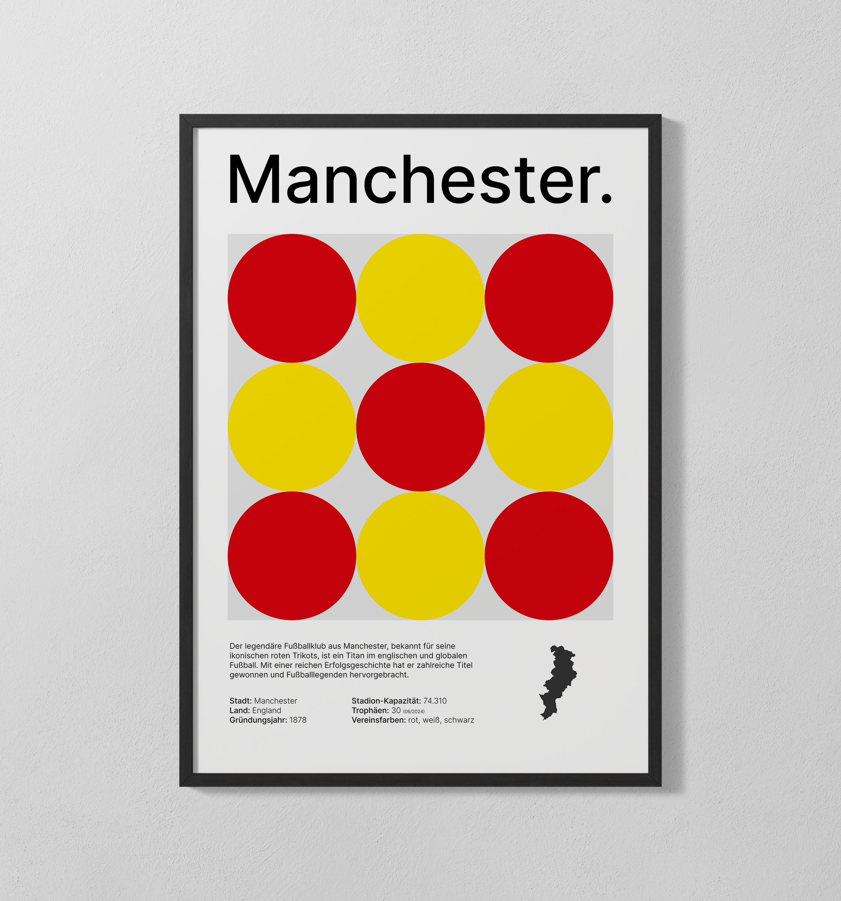 Manchester rot | Poster