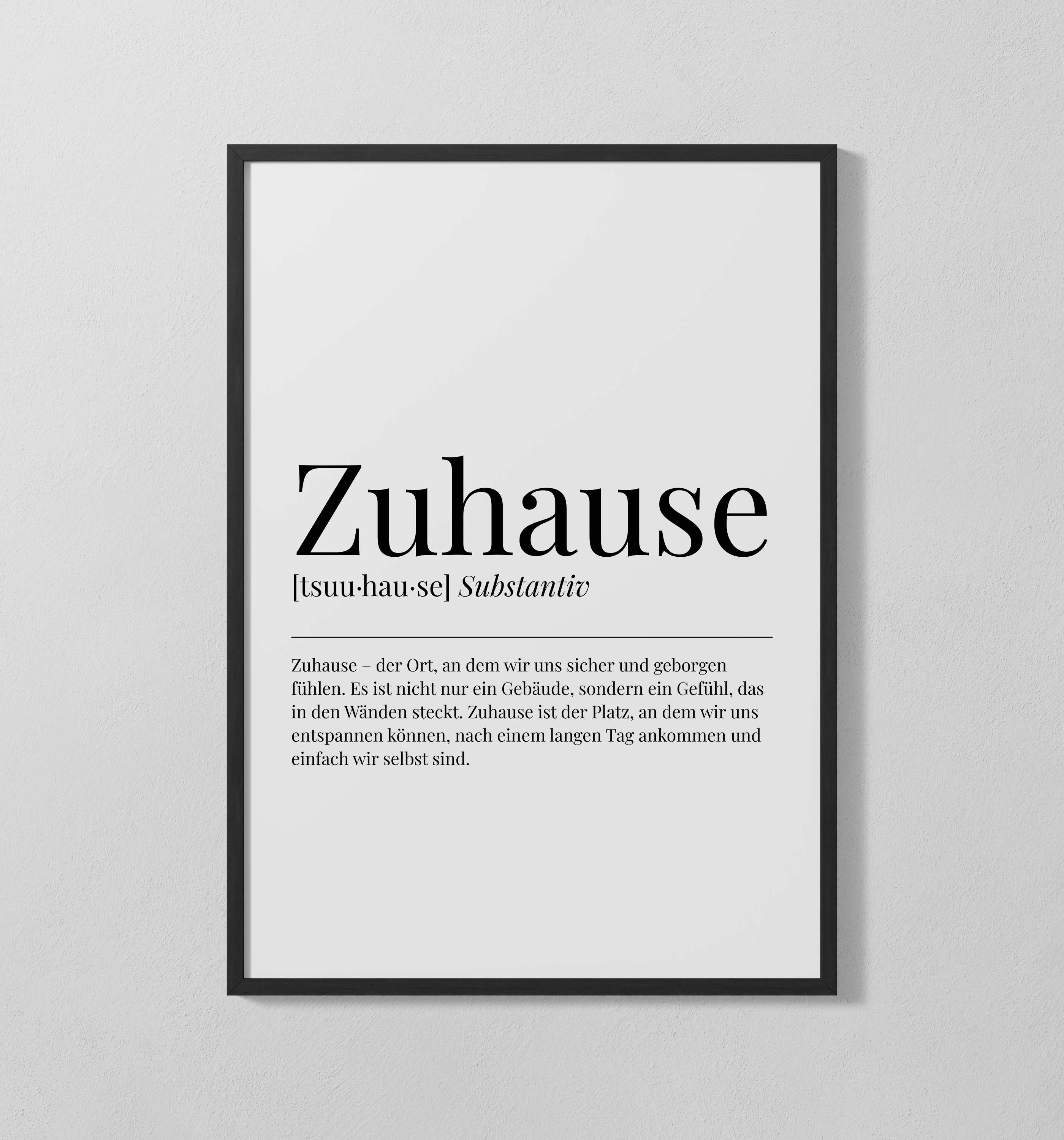 Zuhause | Poster
