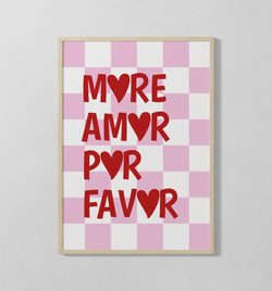 More Amor Por Favor | Poster