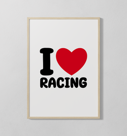 I Love Racing | Poster
