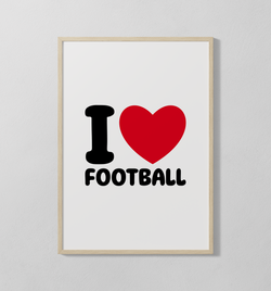 I Love Football | Poster