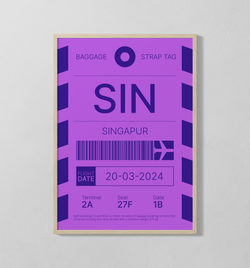Singapur Flugticket | Poster