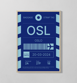 Oslo Flugticket | Poster
