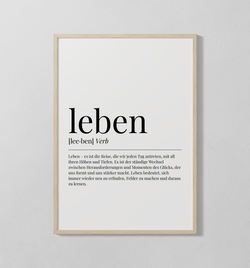 Leben | Poster