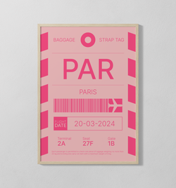 Paris Flugticket | Poster