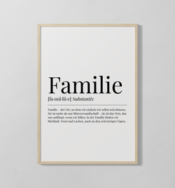 Familie | Poster
