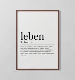 Leben | Poster