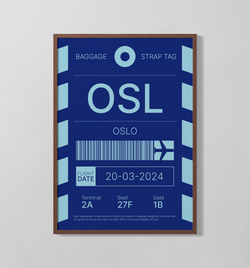 Oslo Flugticket | Poster