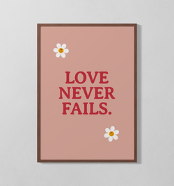 Love Never Fails | Poster