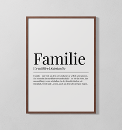 Familie | Poster