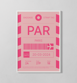 Paris Flugticket | Poster