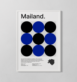 Mailand blau | Poster