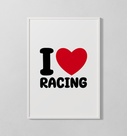 I Love Racing | Poster