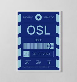 Oslo Flugticket | Poster