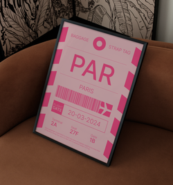 Paris Flugticket | Poster