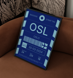Oslo Flugticket | Poster