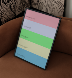 Farbpalette - Frühling | Poster