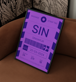Singapur Flugticket | Poster