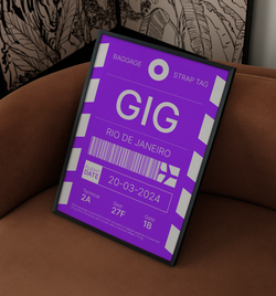 Rio de Janeiro Flugticket | Poster