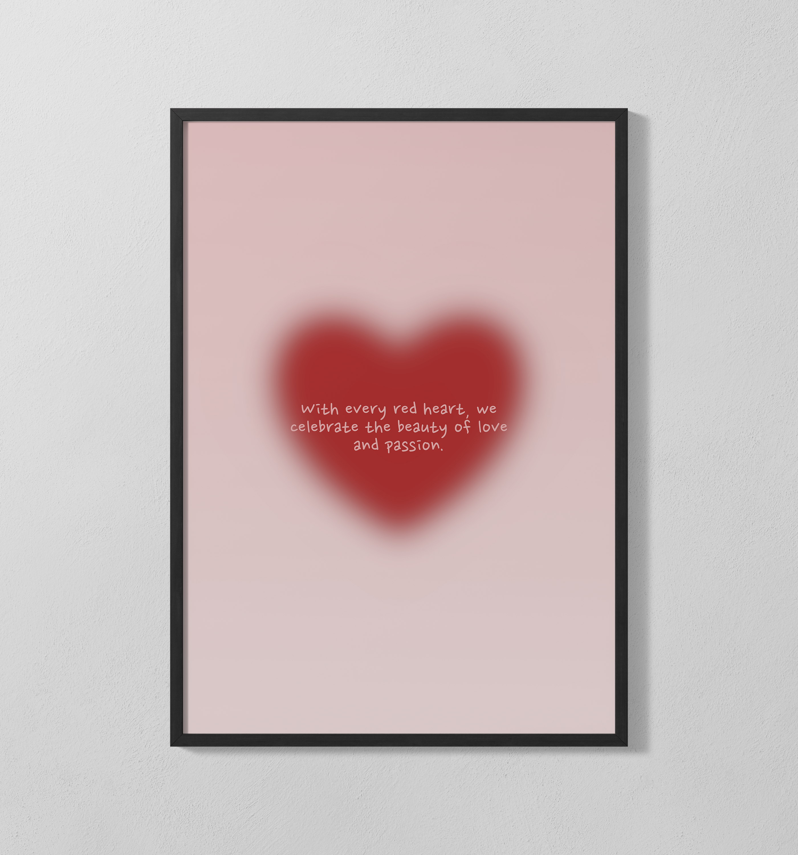 red heart | Poster