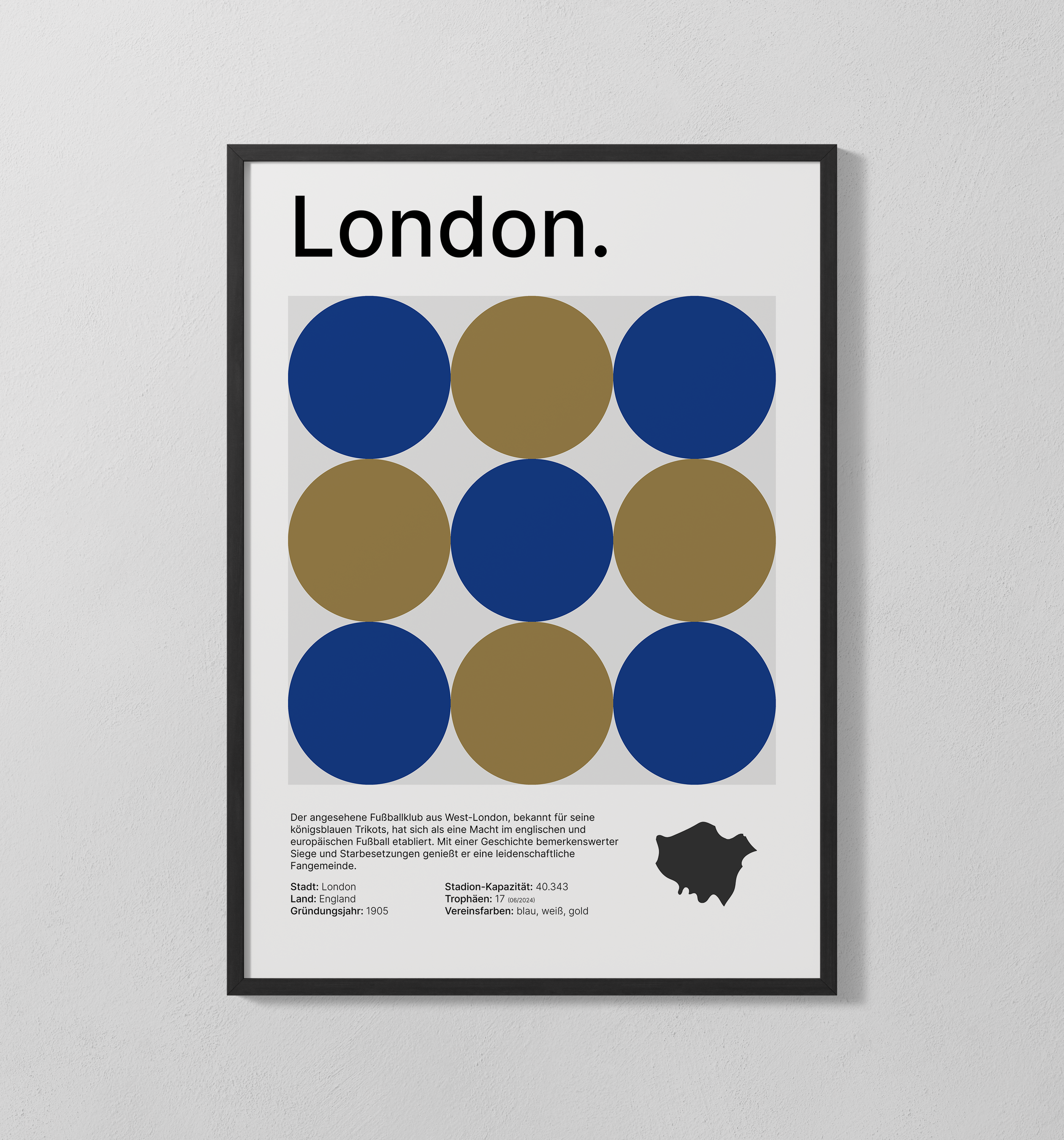 London blau | Poster
