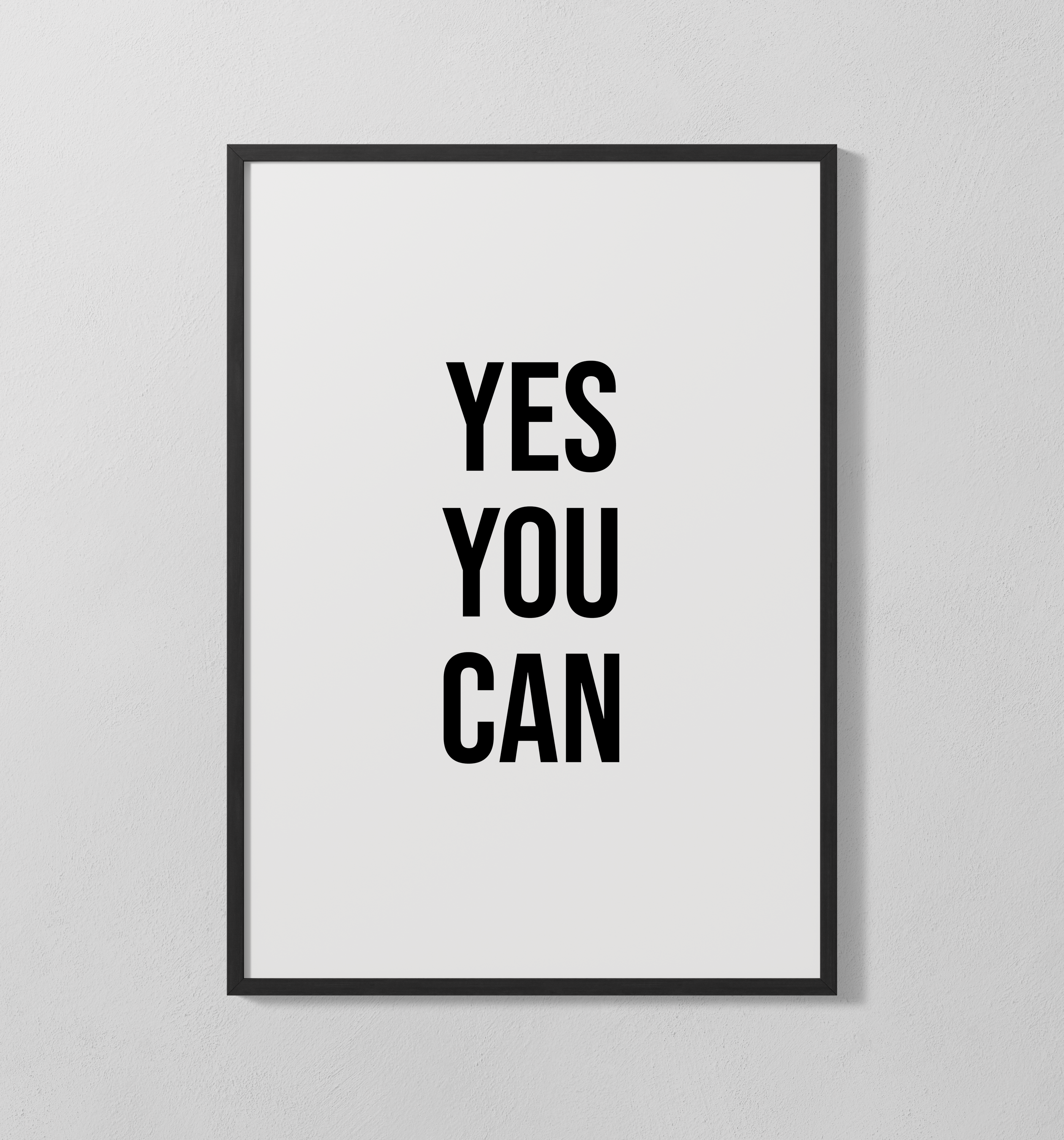 Yes You Can | Poster