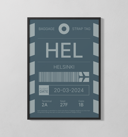Helsinki Flugticket | Poster