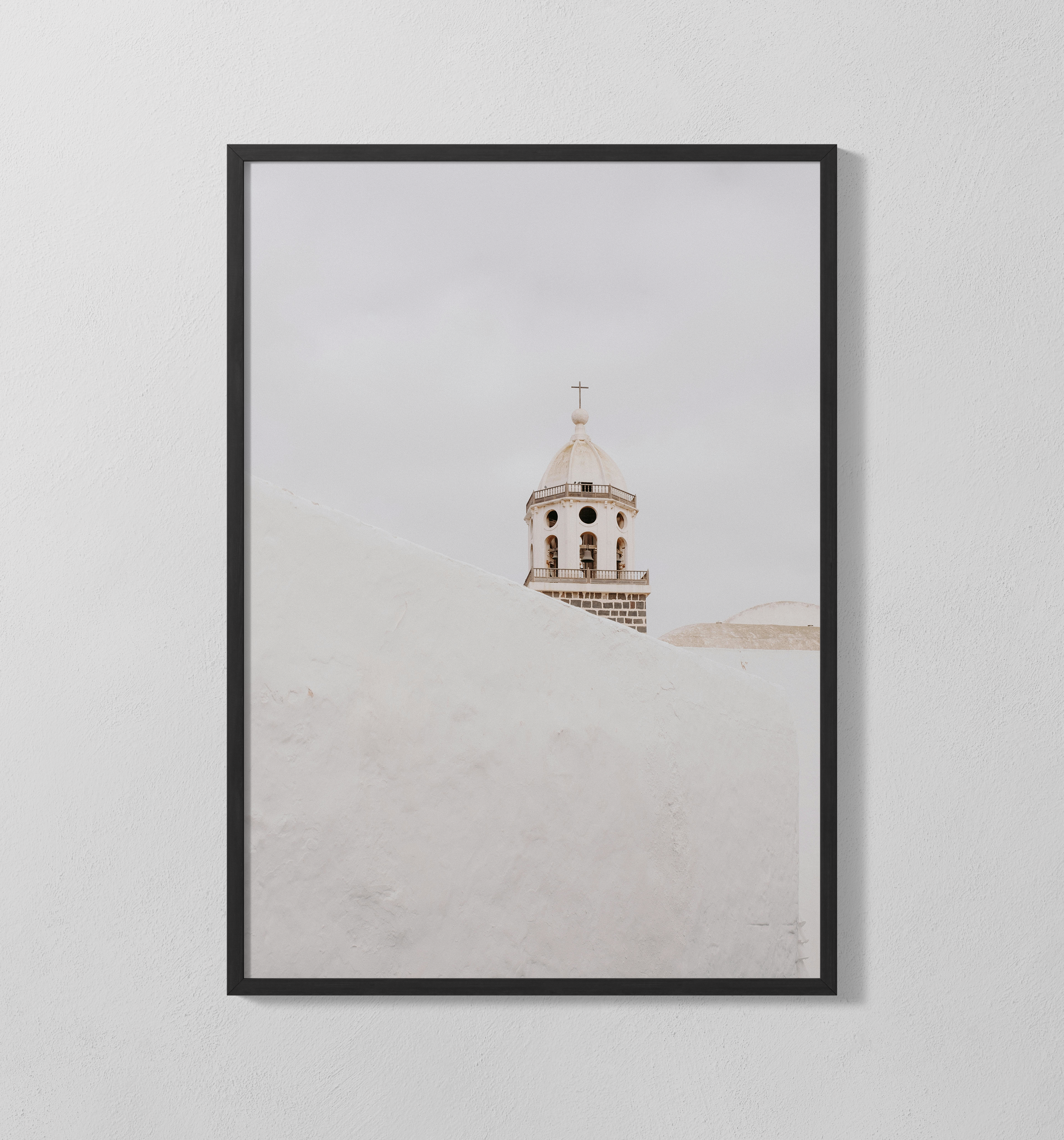 Beiger Kirchturm | Poster
