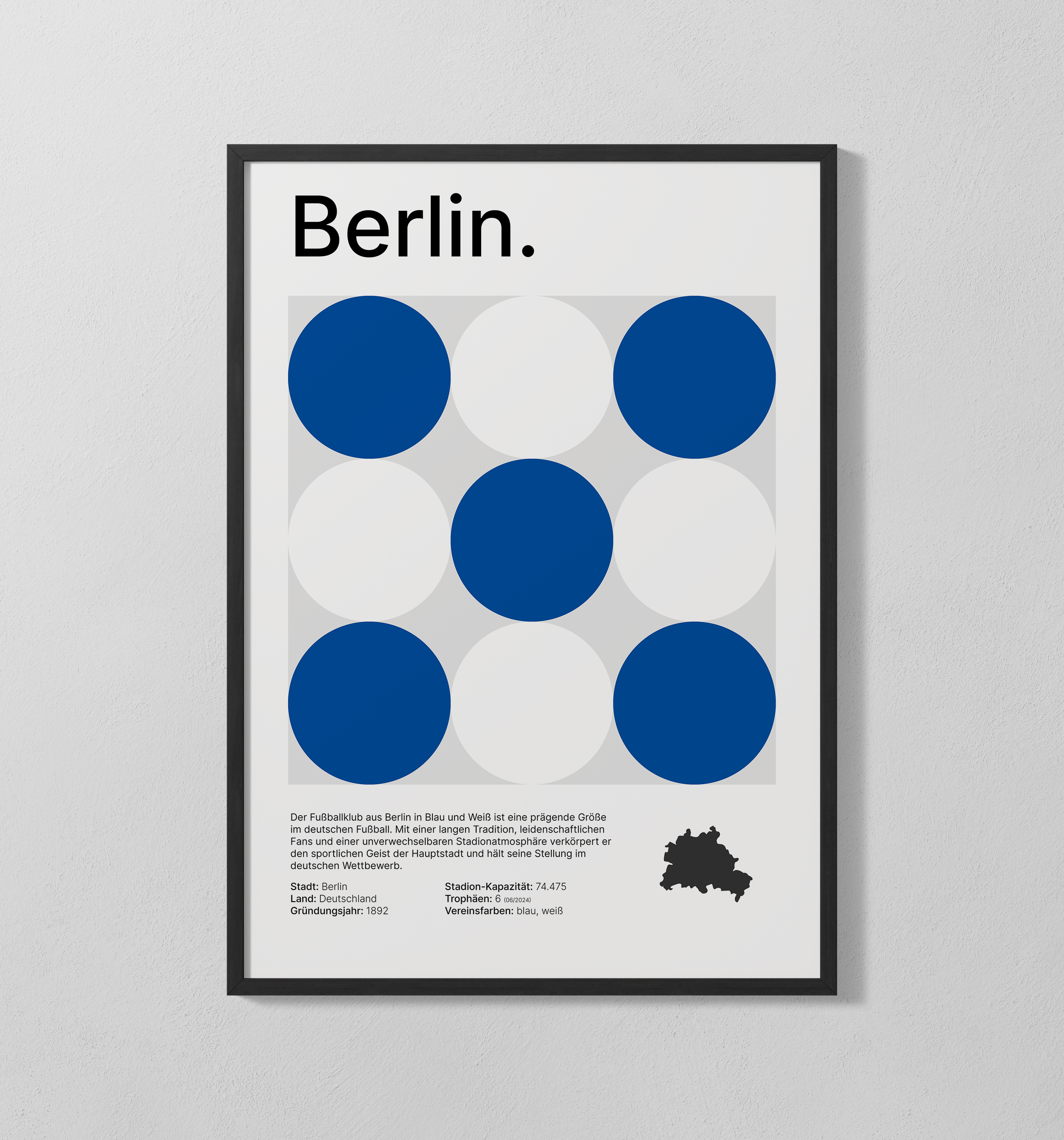 Berlin blau | Poster