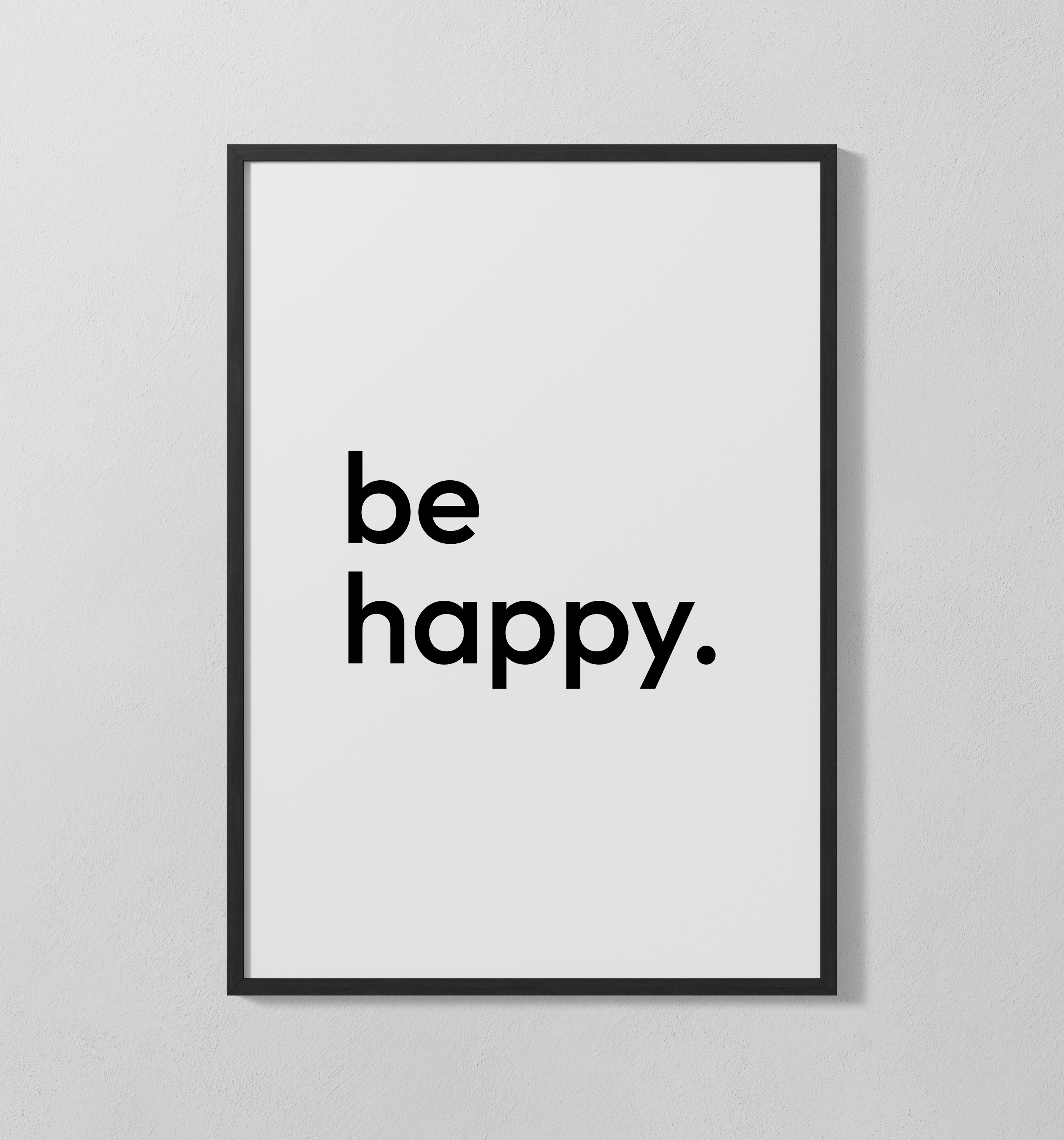 be happy | Poster