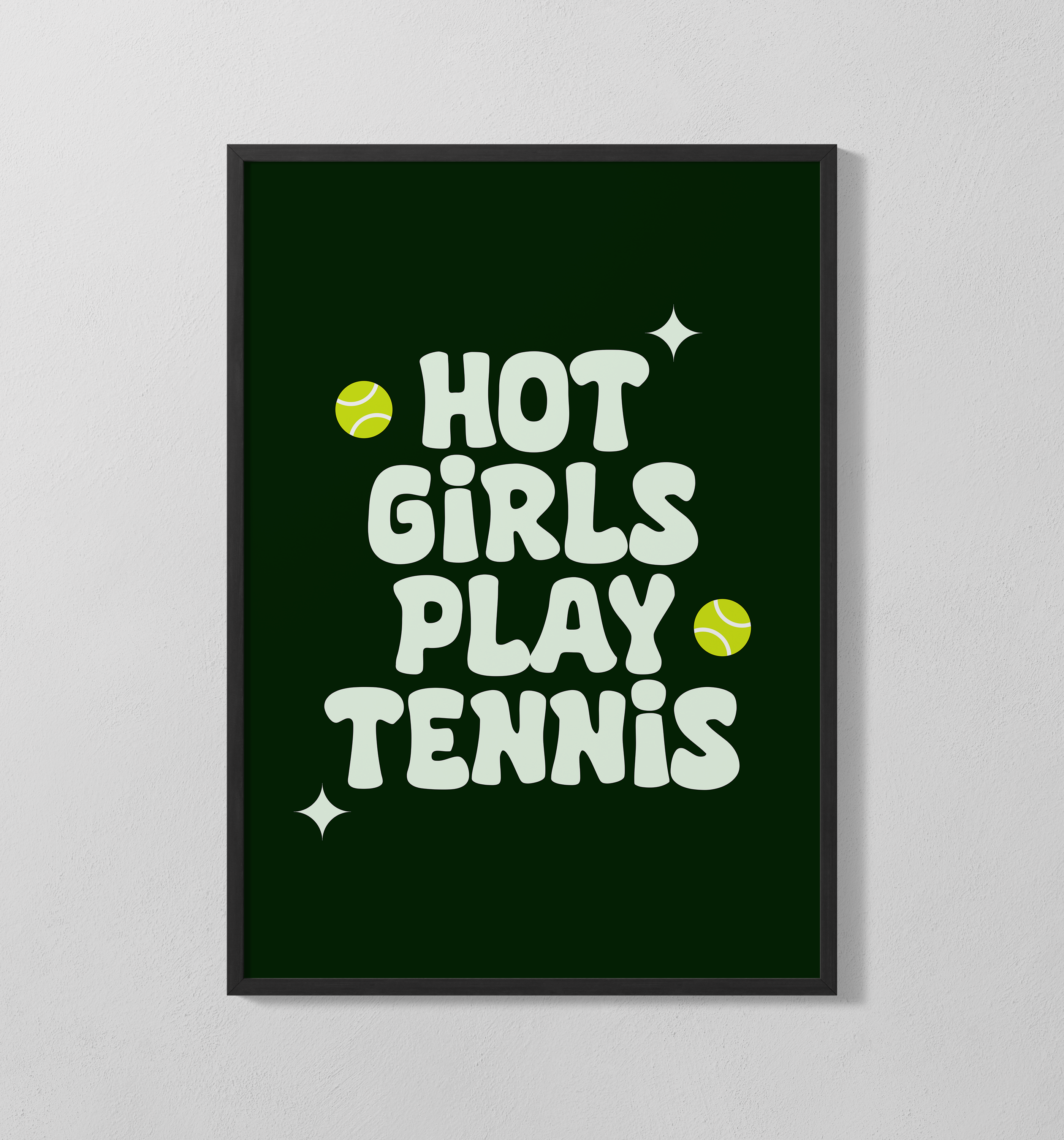 Hot Girls Play Tennis | Poster