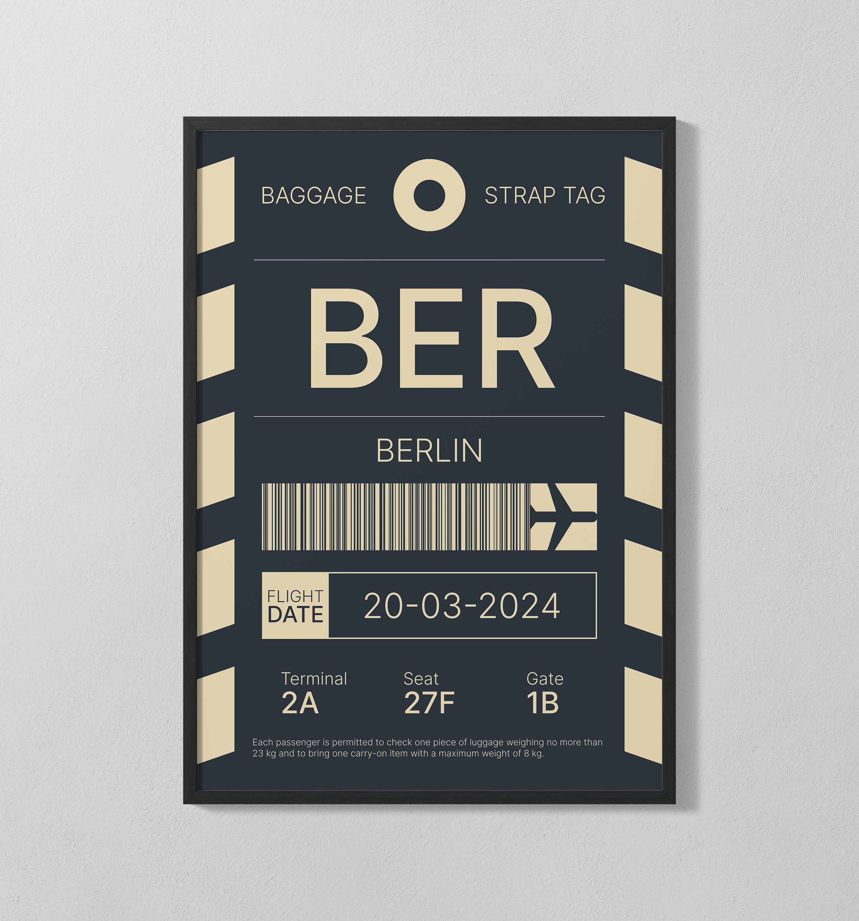 Berlin Flugticket | Poster