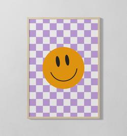 Smiley-Lila | Poster
