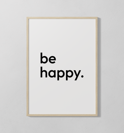 be happy | Poster
