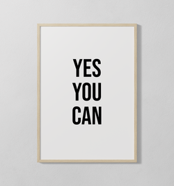 Yes You Can | Poster