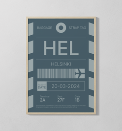 Helsinki Flugticket | Poster