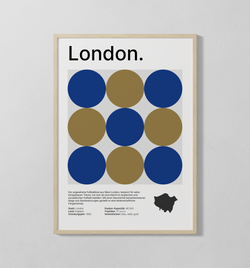 London blau | Poster