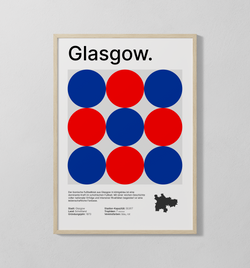 Glasgow blau | Poster