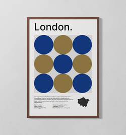 London blau | Poster