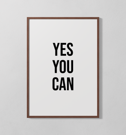 Yes You Can | Poster