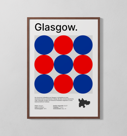 Glasgow blau | Poster