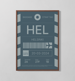 Helsinki Flugticket | Poster