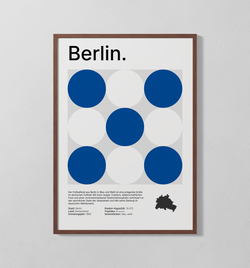 Berlin blau | Poster