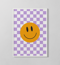 Smiley-Lila | Poster