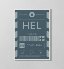 Helsinki Flugticket | Poster