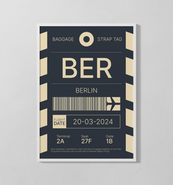 Berlin Flugticket | Poster