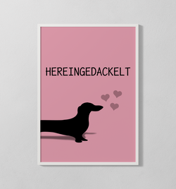Hereingedackelt | Poster