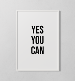 Yes You Can | Poster